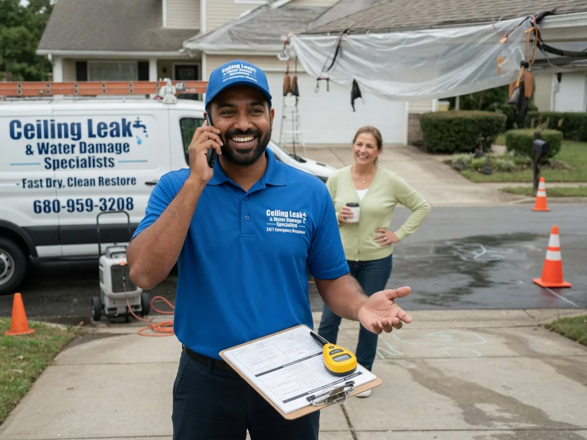 Ceiling Leak Cleanup Iowa City, IA FAQs